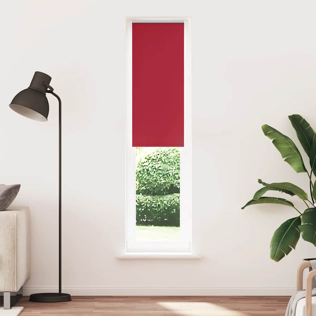 Verdunkelungsrollo Rot 40x210 cm Stoffbreite 35,7 cm Polyester