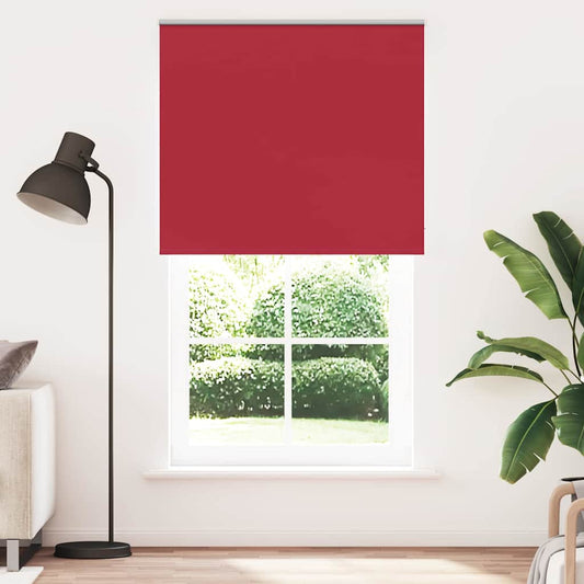 Verdunkelungsrollo Rot 135x210cm Stoffbreite 131,6cm Polyester