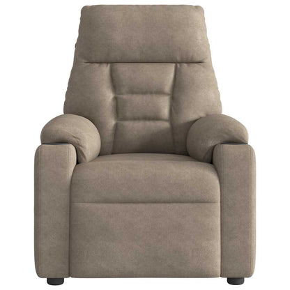 Relaxsessel Taupe Mikrofasergewebe