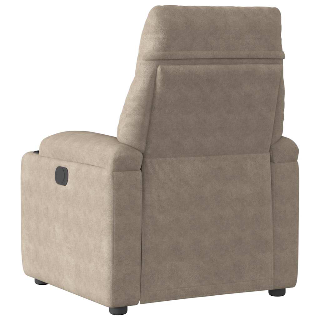 Relaxsessel Taupe Mikrofasergewebe