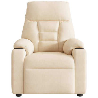 Relaxsessel Beige Mikrofasergewebe