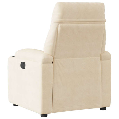 Relaxsessel Beige Mikrofasergewebe