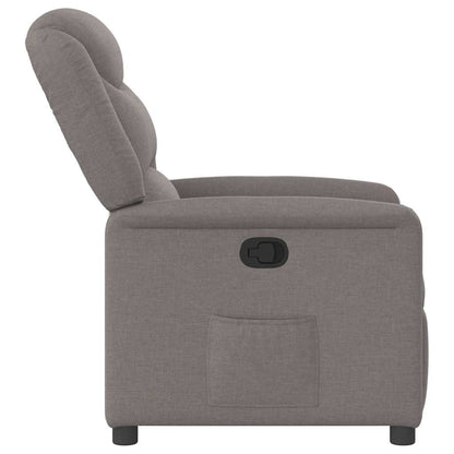 Relaxsessel Taupe Stoff