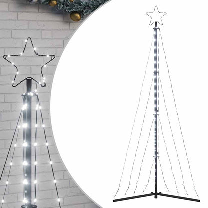 Weihnachtsbaum-Beleuchtung 339 LEDs Kaltweiß 182 cm