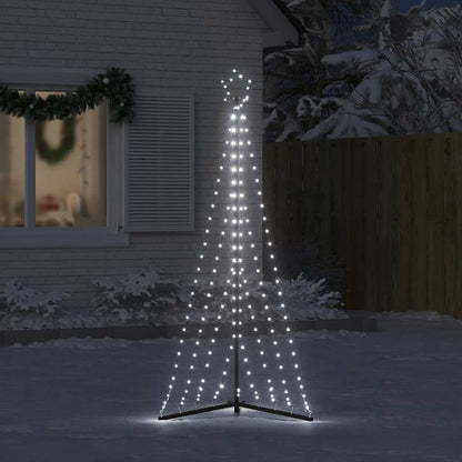 Weihnachtsbaum-Beleuchtung 339 LEDs Kaltweiß 182 cm