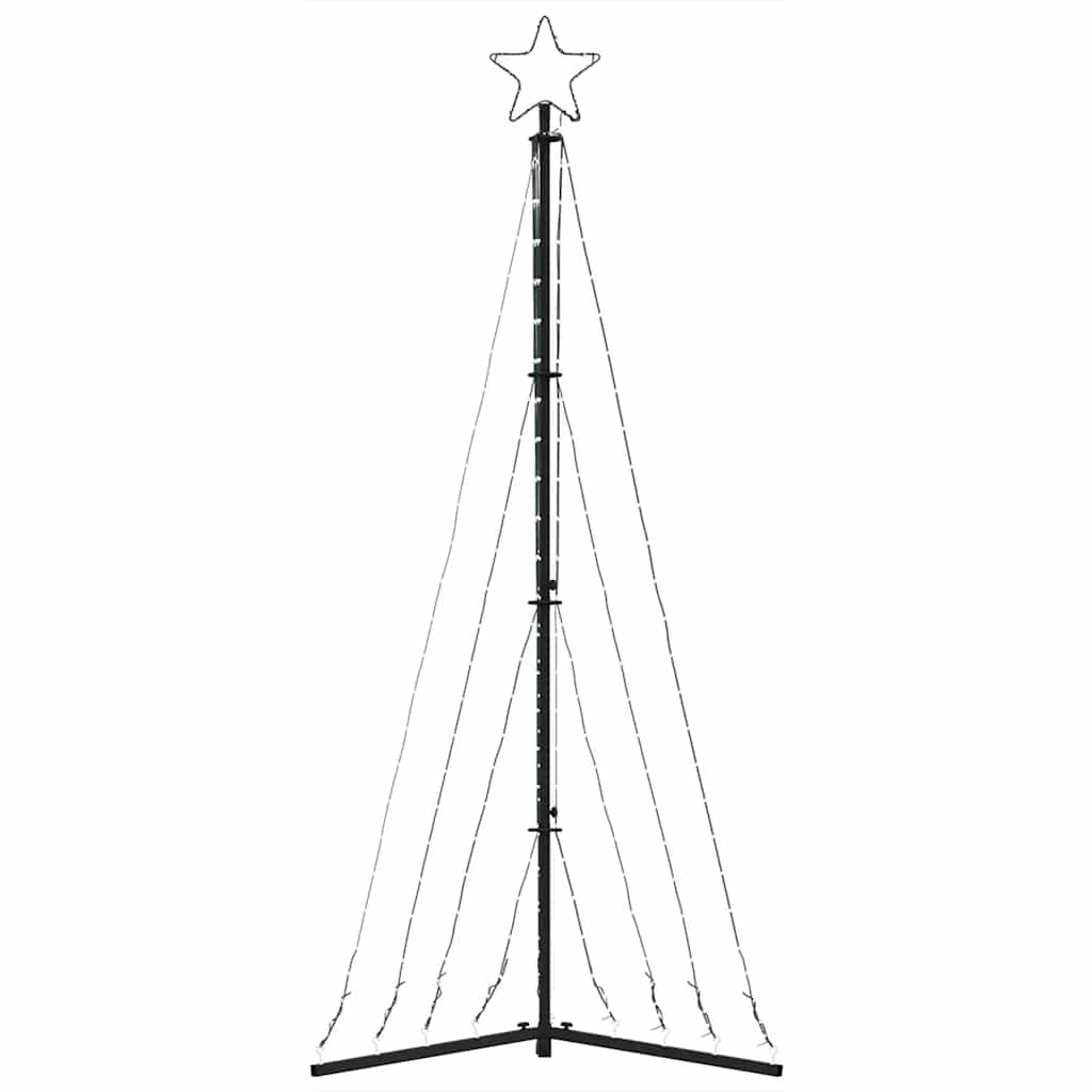 Weihnachtsbaum-Beleuchtung 339 LEDs Kaltweiß 182 cm