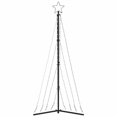 Weihnachtsbaum-Beleuchtung 339 LEDs Kaltweiß 182 cm