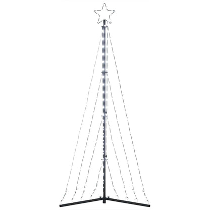 Weihnachtsbaum-Beleuchtung 339 LEDs Kaltweiß 182 cm