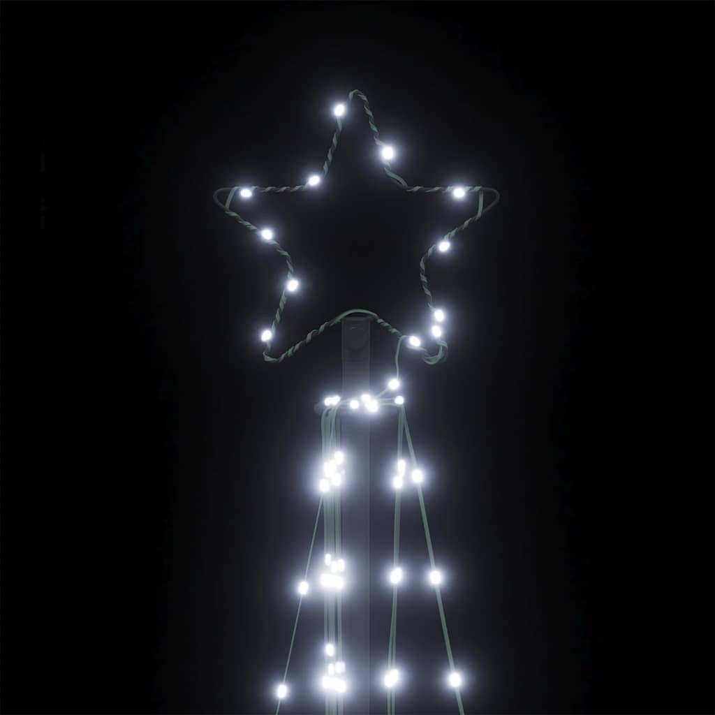 Weihnachtsbaum-Beleuchtung 339 LEDs Kaltweiß 182 cm