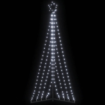 Weihnachtsbaum-Beleuchtung 339 LEDs Kaltweiß 182 cm