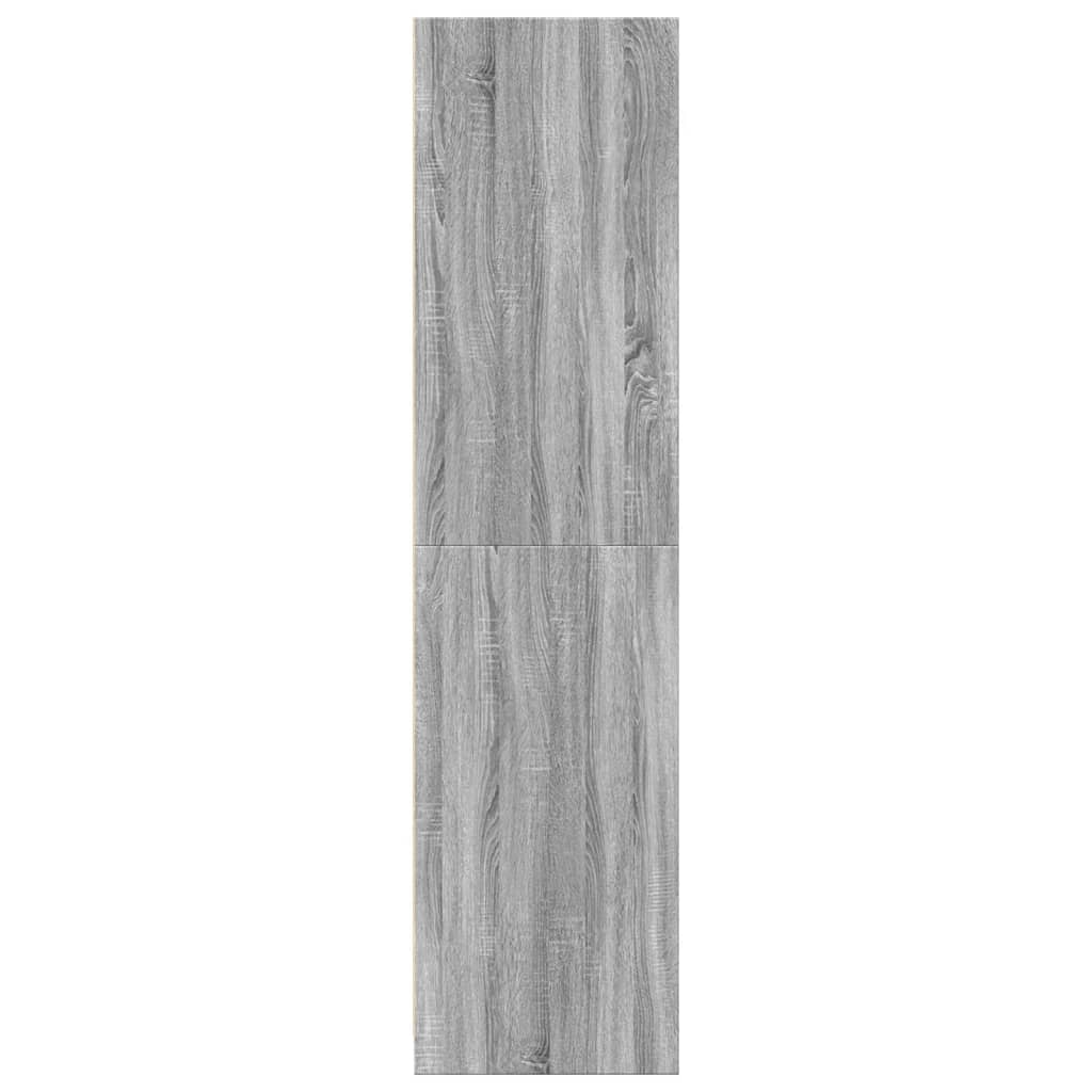 Kleiderschrank Grau Sonoma 30x50x200 cm Holzwerkstoff