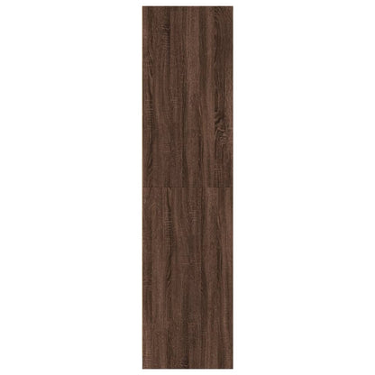 Kleiderschrank Braun Eichen-Optik 30x50x200 cm Holzwerkstoff