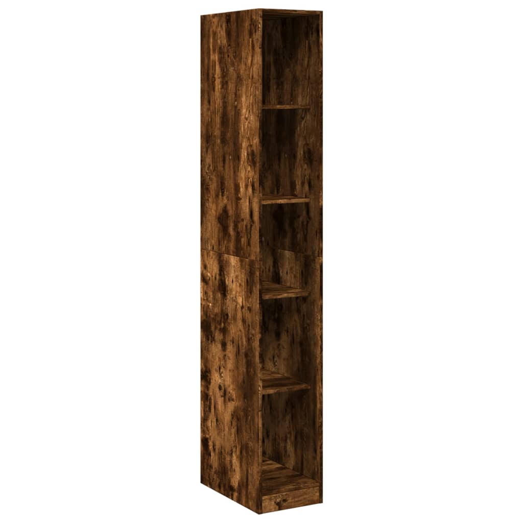 Kleiderschrank Räuchereiche 30x50x200 cm Holzwerkstoff