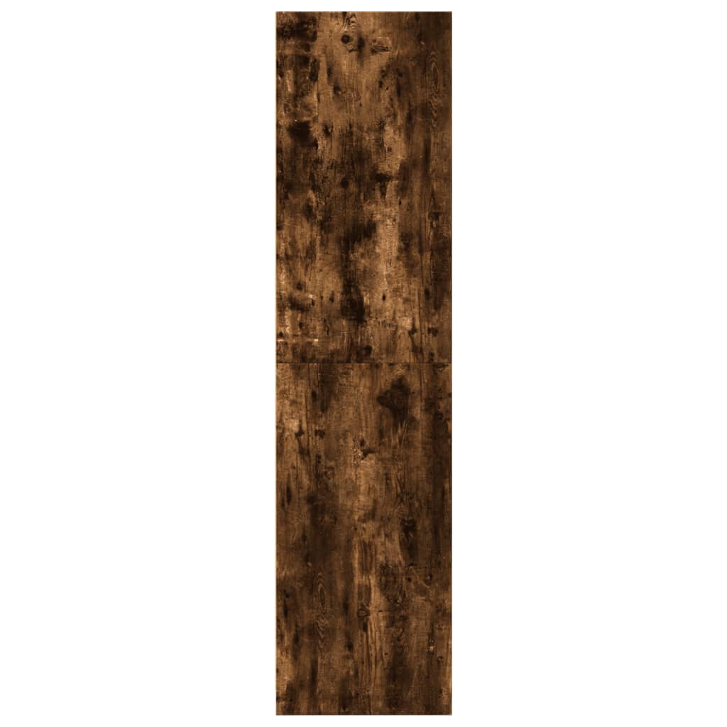 Kleiderschrank Räuchereiche 80x50x200 cm Holzwerkstoffs