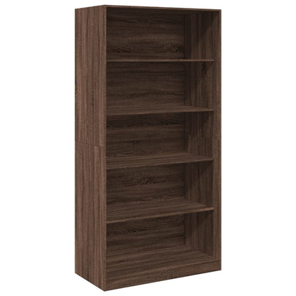 Kleiderschrank Braun Eiche-Optik 100x50x200 cm Holzwerkstoff