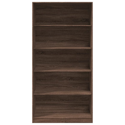 Kleiderschrank Braun Eiche-Optik 100x50x200 cm Holzwerkstoff