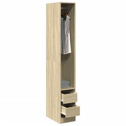 Kleiderschrank Sonoma-Eiche 30x50x200 cm Holzwerkstoff