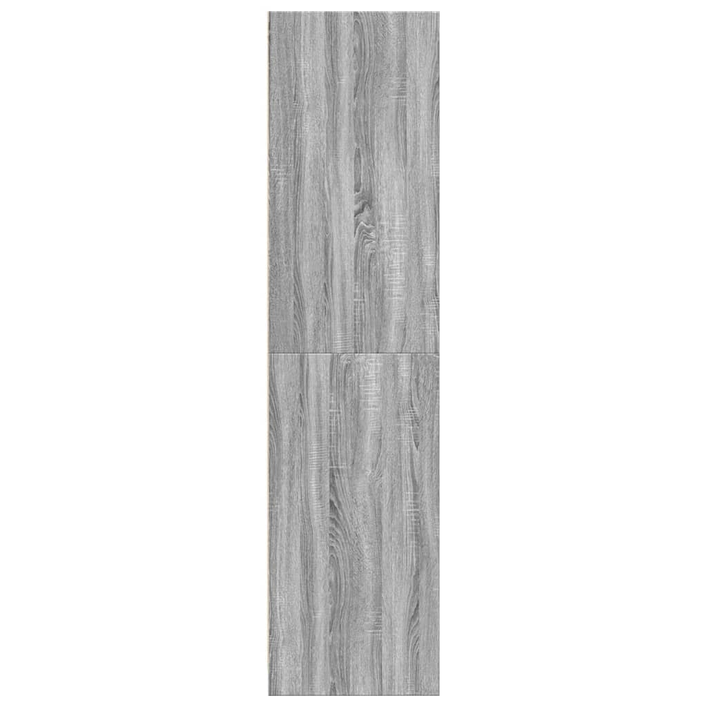 Kleiderschrank Grau Sonoma 30x50x200 cm Holzwerkstoff