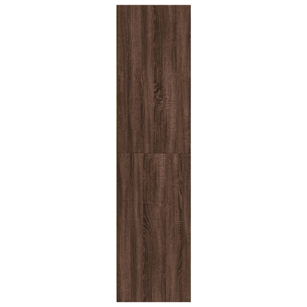 Kleiderschrank Braun Eichen-Optik 30x50x200 cm Holzwerkstoff