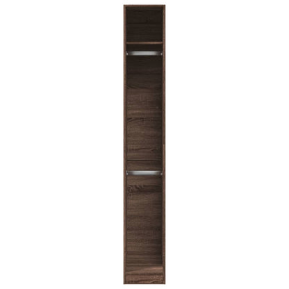 Kleiderschrank Braun Eichen-Optik 30x50x200 cm Holzwerkstoff