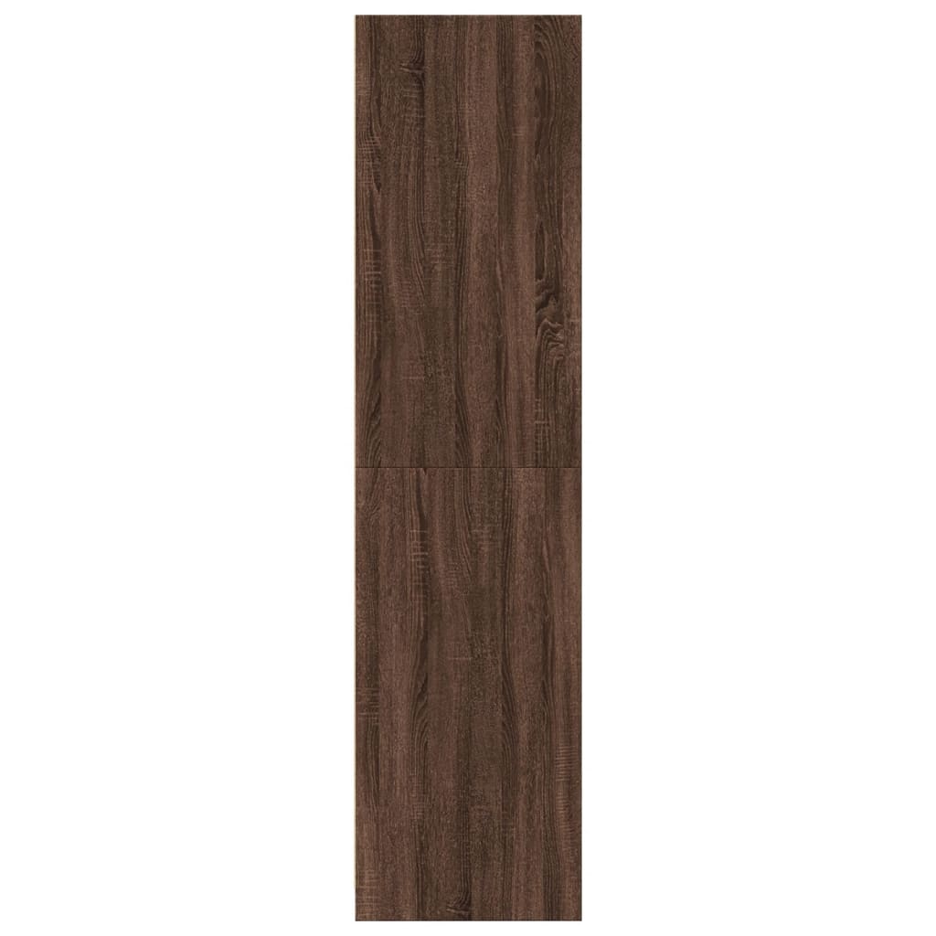 Kleiderschrank Braun Eichen-Optik 30x50x200 cm Holzwerkstoff