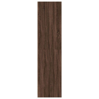 Kleiderschrank Braun Eichen-Optik 30x50x200 cm Holzwerkstoff