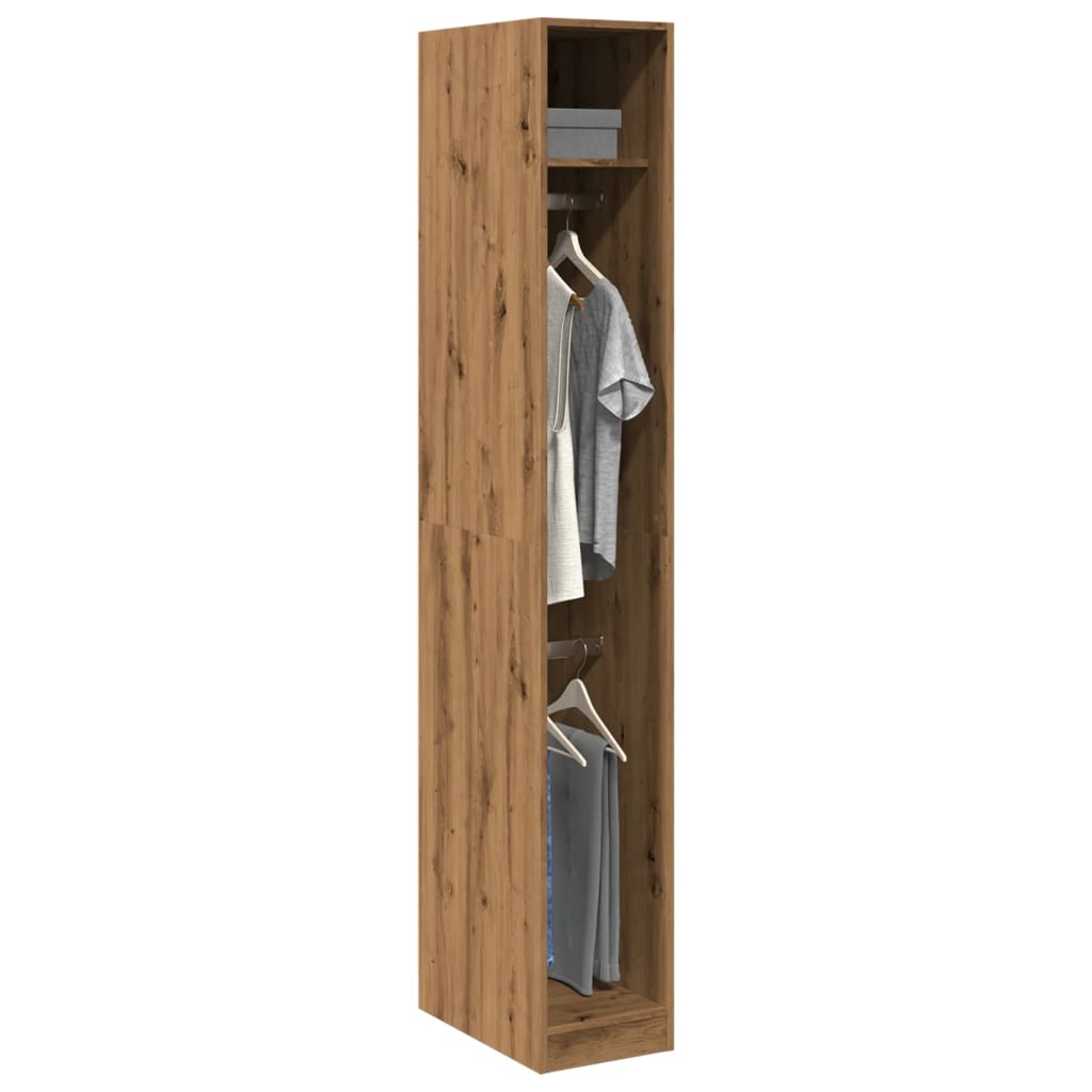 Kleiderschrank Artisan-Eiche 30x50x200 cm Holzwerkstoff