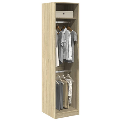 Kleiderschrank Sonoma-Eiche 50x50x200 cm Holzwerkstoff