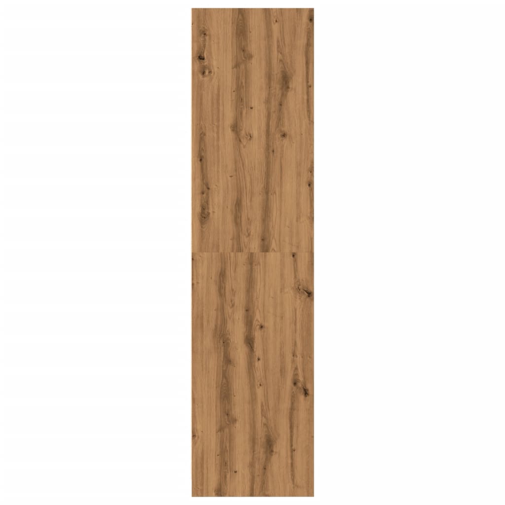 Kleiderschrank Artisan-Eiche 80x50x200 cm Holzwerkstoff