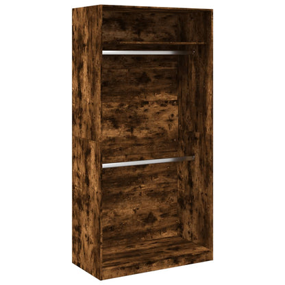 Kleiderschrank Räuchereiche 100x50x200 cm Holzwerkstoff