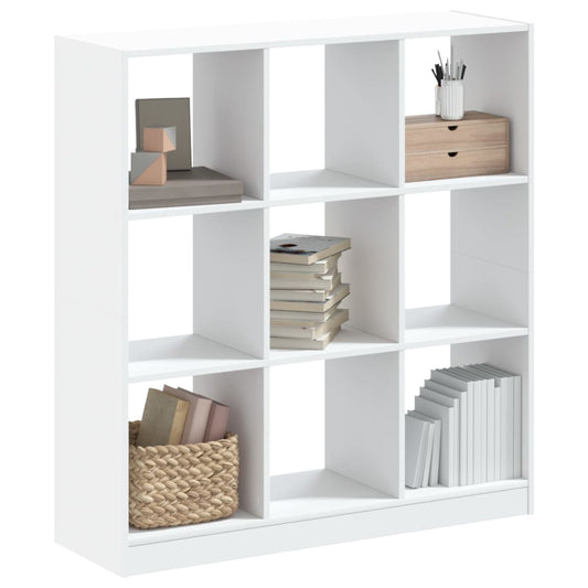 Bücherregal Weiß 102x32x108 cm Holzwerkstoff