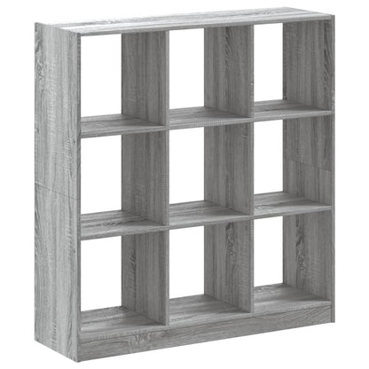 Bücherregal Grau Sonoma 102x32x108 cm Holzwerkstoff