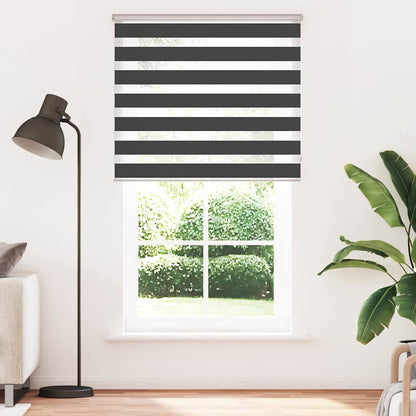 Zebrarollo Schwarz 110x200 cm Stoffbreite 105,9 cm Polyester