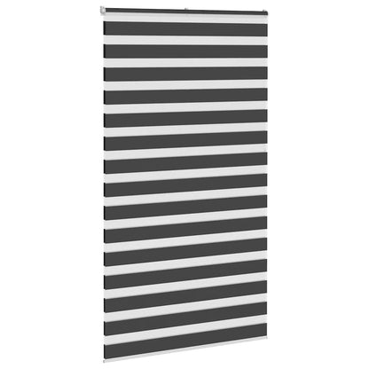 Zebrarollo Schwarz 120x200 cm Stoffbreite 115,9 cm Polyester