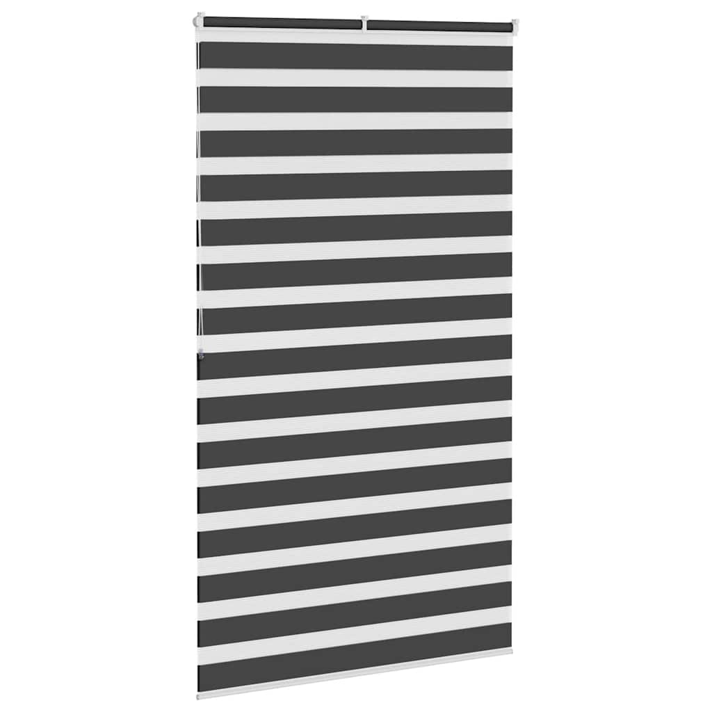 Zebrarollo Schwarz 120x200 cm Stoffbreite 115,9 cm Polyester