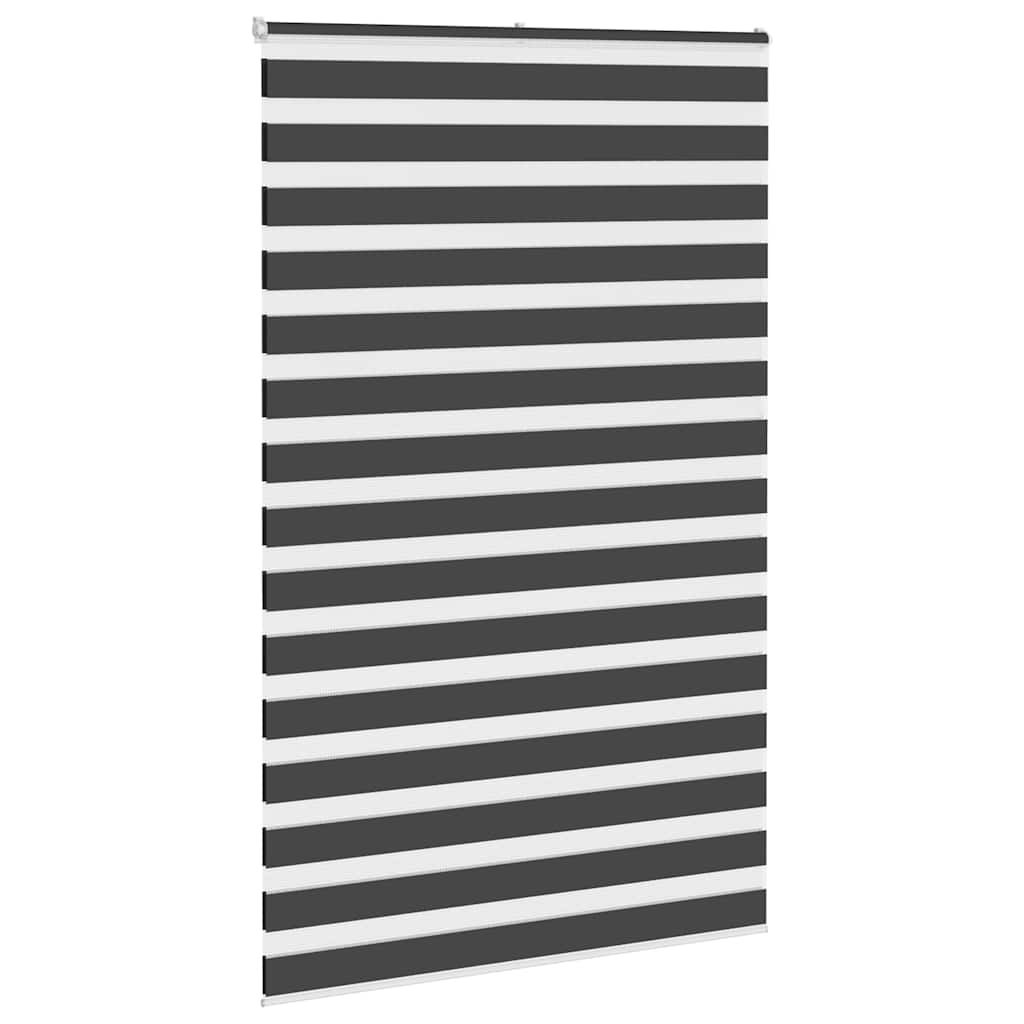 Zebrarollo Schwarz 140x200 cm Stoffbreite 135,9 cm Polyester