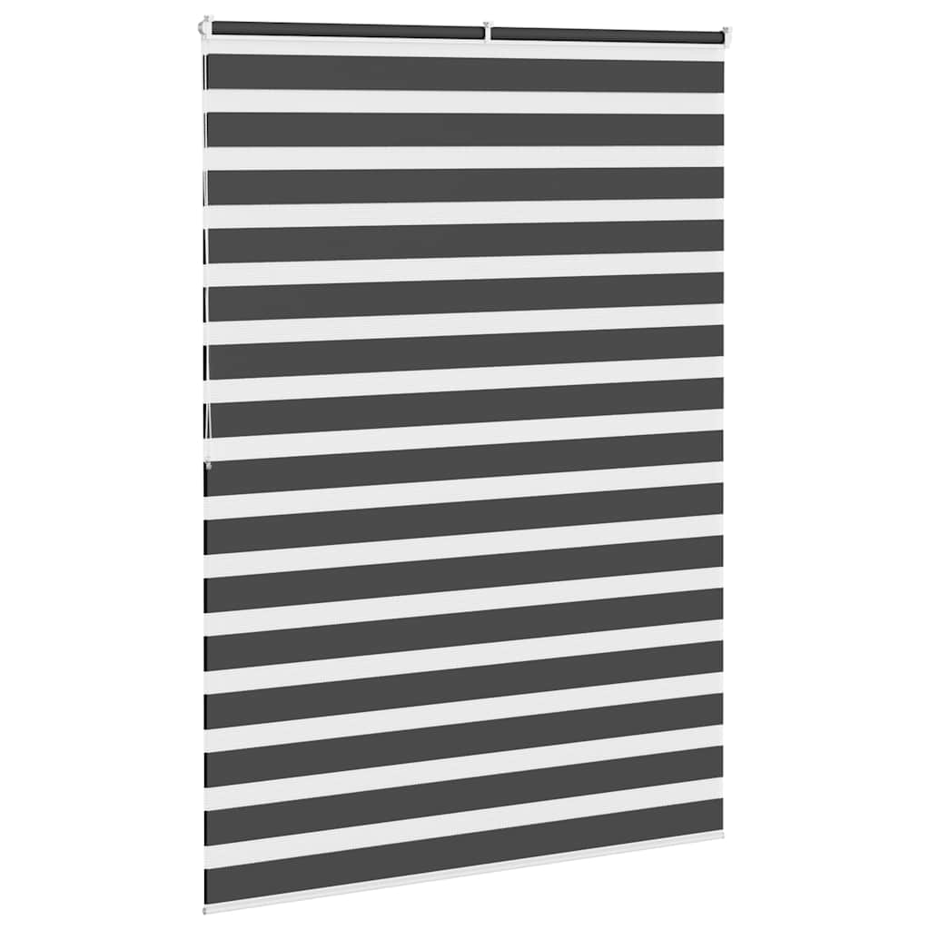 Zebrarollo Schwarz 155x200 cm Stoffbreite 150,9 cm Polyester