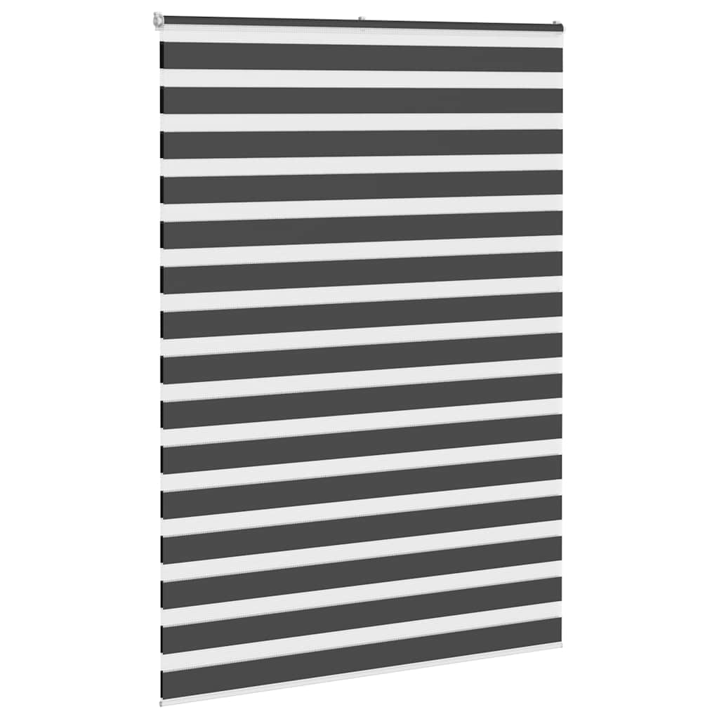 Zebrarollo Schwarz 160x200 cm Stoffbreite 155,9 cm Polyester