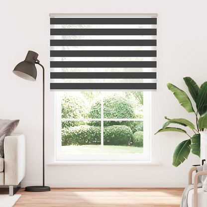 Zebrarollo Schwarz 165x200 cm Stoffbreite 160,9 cm Polyester