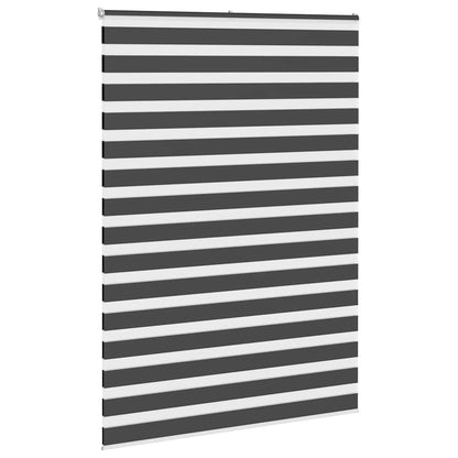 Zebrarollo Schwarz 155x230 cm Stoffbreite 150,9 cm Polyester