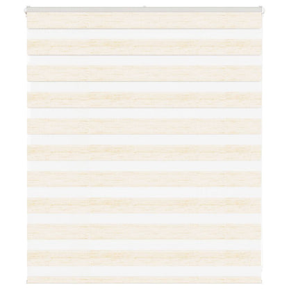 Zebrarollo Marmorbeige 125x100cm Stoffbreite 120,9 cm Polyester