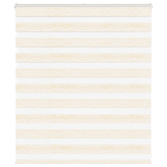 Zebrarollo Marmorbeige 125x100cm Stoffbreite 120,9 cm Polyester