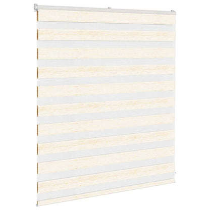 Zebrarollo Marmorbeige 125x100cm Stoffbreite 120,9 cm Polyester