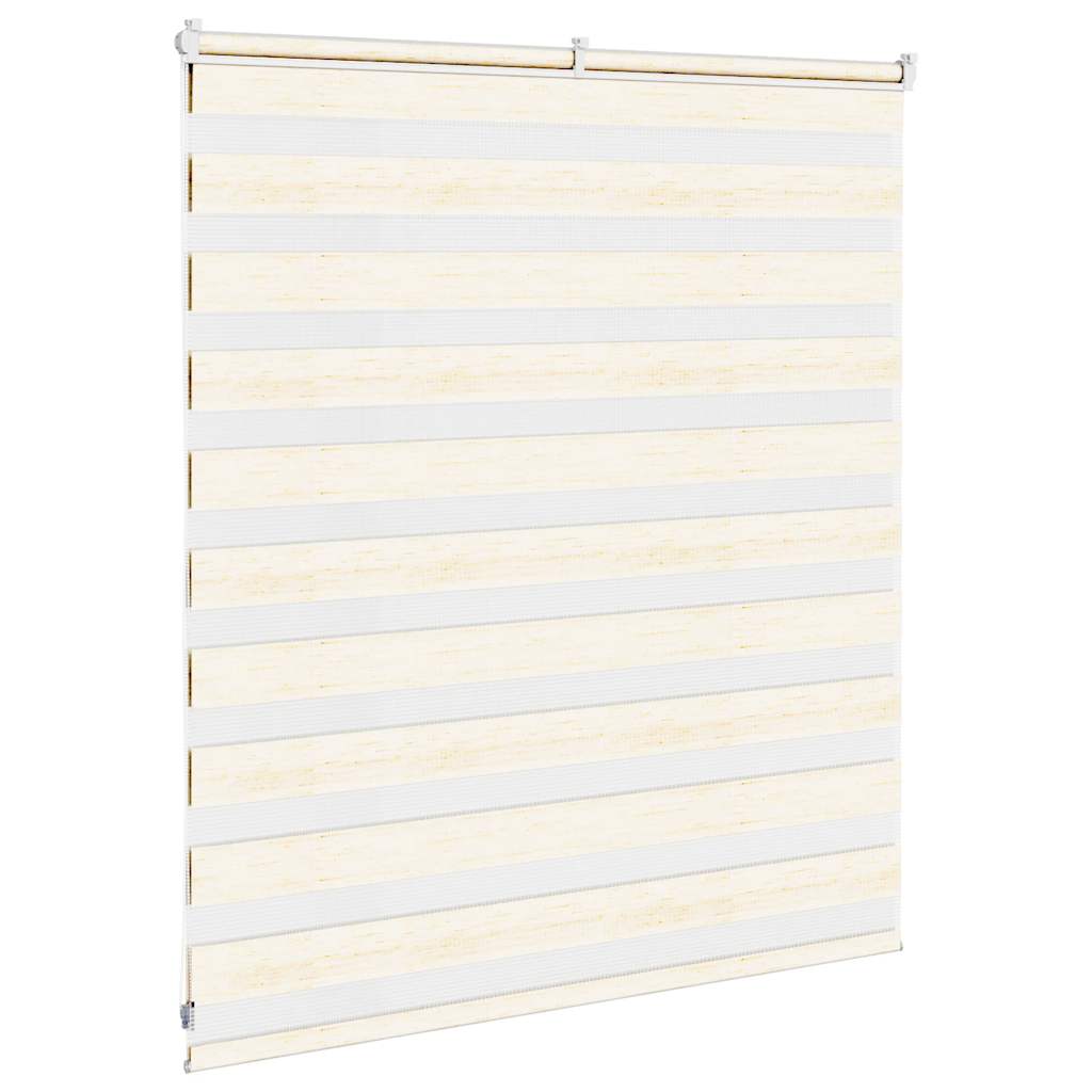 Zebrarollo Marmorbeige 130x100cm Stoffbreite 125,9 cm Polyester