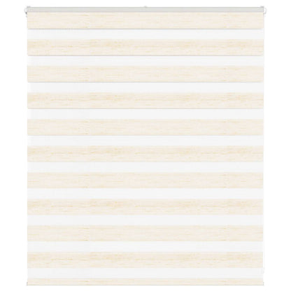 Zebrarollo Marmorbeige 135x100cm Stoffbreite 130,9 cm Polyester