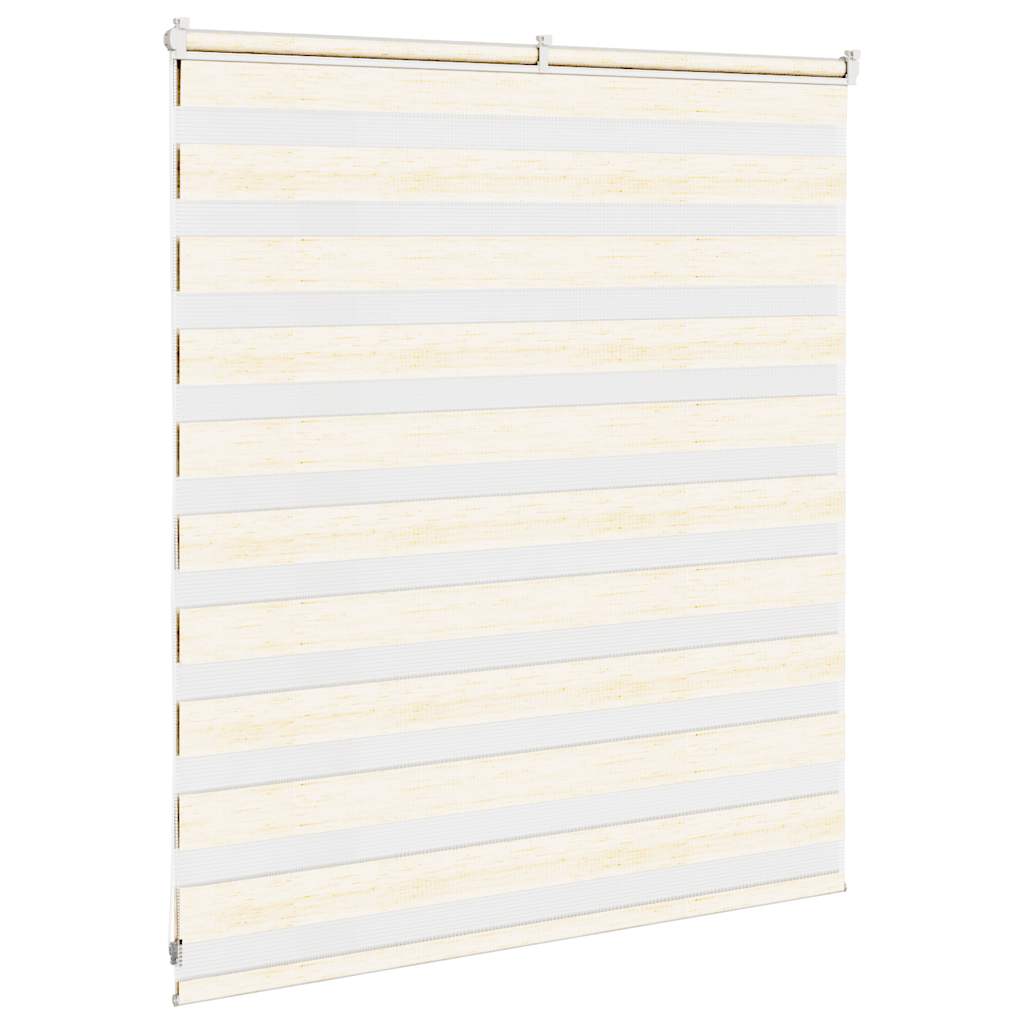 Zebrarollo Marmorbeige 135x100cm Stoffbreite 130,9 cm Polyester