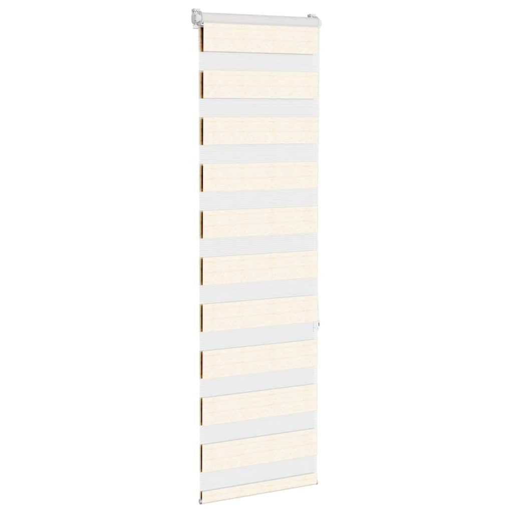 Zebrarollo Marmorbeige 40x150 cm Stoffbreite 35,9 cm Polyester