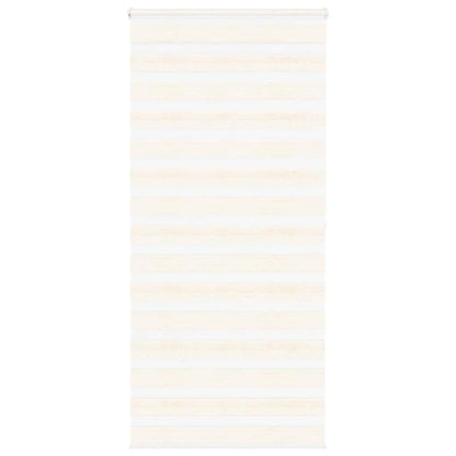 Zebrarollo Marmorbeige 100x200 cm Stoffbreite 95,9 cm Polyester