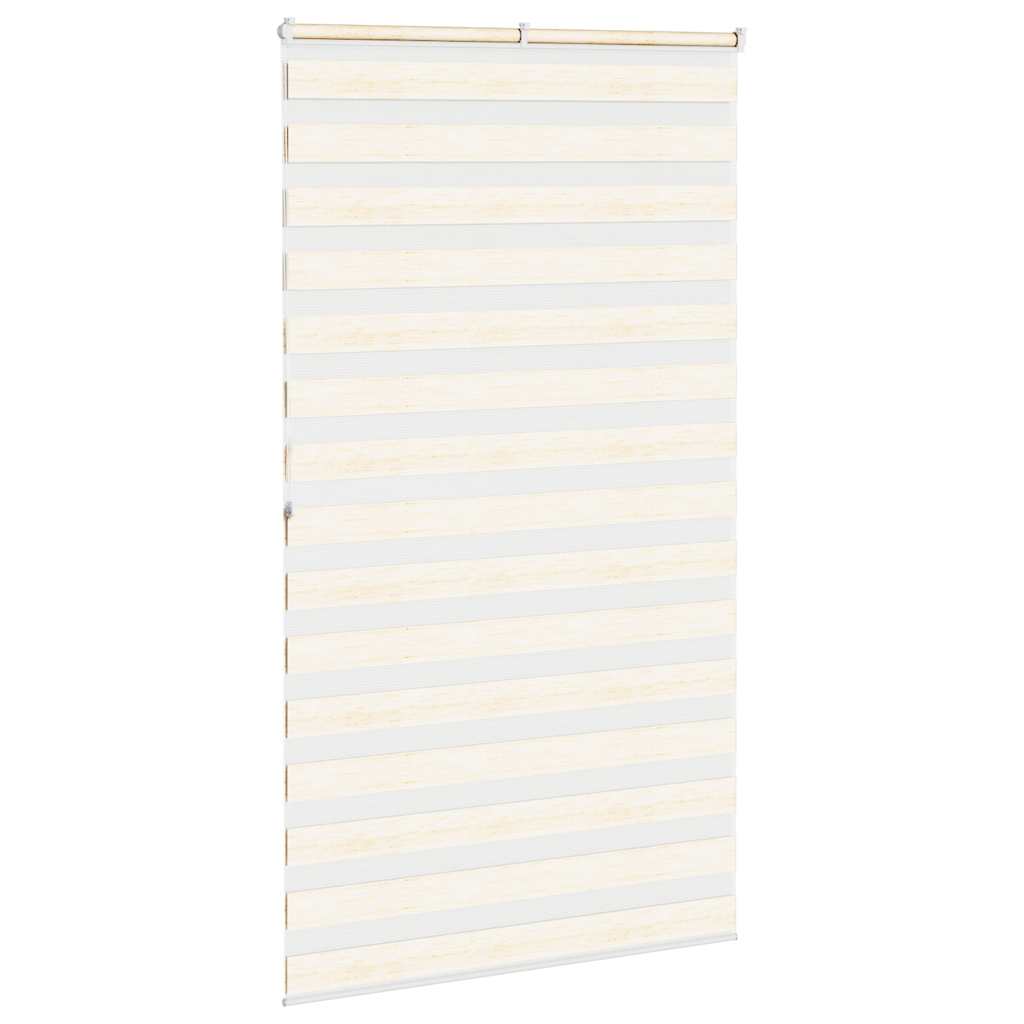 Zebrarollo Marmorbeige 135x200cm Stoffbreite 130,9 cm Polyester