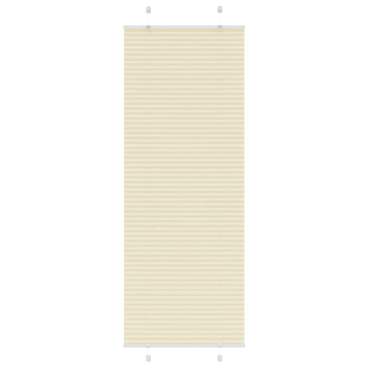 Plissee Creme 75x200 cm Stoffbreite 74,4 cm Polyester